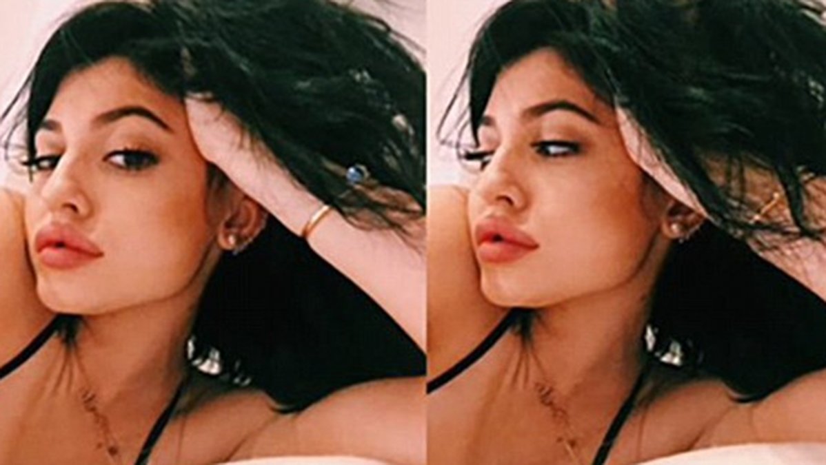 Det här var bilderna som Kylie raderade från sin Instagram.